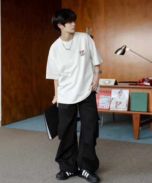 neos(ネオス)の「【neos】PENNY WISE ペニーワイズ ルーズシルエット ビンテージライク ユーズド風 プリント Tシャツ メンズ レディース ユニセックス(Tシャツ/カットソー・メンズ・ホワイト系1/ホワイト系2/グレー系2/グレー系1・X-LARGE/LARGE/MEDIUM)」の20枚目の写真