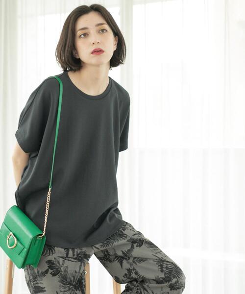 セール】リラクシードルマンスリーブトップス【UV/吸水速乾/洗濯機洗い