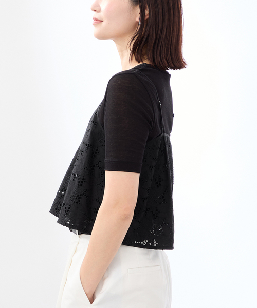 TICCA（ティッカ）の「TICCA ティッカ フラワーレース2WAYキャミソール