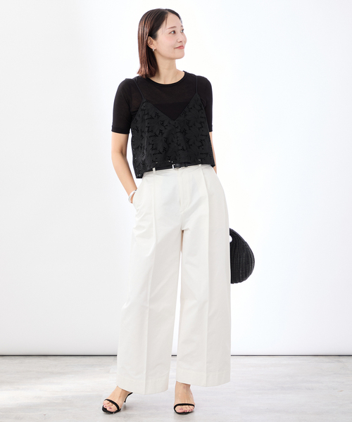 TICCA（ティッカ）の「TICCA ティッカ フラワーレース2WAYキャミソール