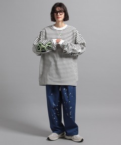アイレットヴィーガンレザーコクーンパンツ/Eyelet Vegan