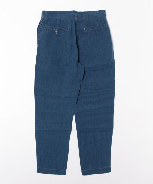 BLUE BLUE（ブルーブルー）の「インディゴ ハイカウントリネンキャンバス ウォーンアウト トラウザーズ（その他パンツ・メンズ・インディゴブルー・SMALL/MEDIUM/LARGE/X-LARGE）」の2枚目の写真