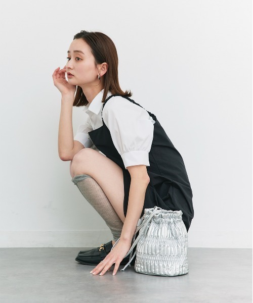 ad thie(アドティエ)の「バケット ショルダーバッグ(ショルダーバッグ・レディース・シルバー/ブラック/ベージュ・FREE)」の18枚目の写真