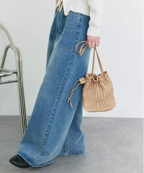 ad thie(アドティエ)の「バケット ショルダーバッグ(ショルダーバッグ・レディース・シルバー/ブラック/ベージュ・FREE)」の11枚目の写真