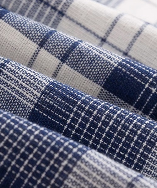 COMOLI - leno ルーズフィットチェックシャツ COMOLI - leno ルーズフィットチェックシャツ COMOLIのシャツ