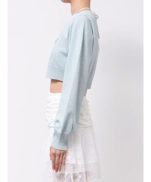 EATME（イートミー）の「リボンボタンデザインアンサンブル（ニット/セーター・レディース・グリーン/イエロー/ブルー・FREE）」の15枚目の写真