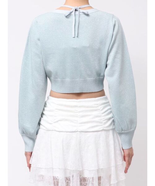 EATME（イートミー）の「リボンボタンデザインアンサンブル（ニット/セーター・レディース・グリーン/イエロー/ブルー・FREE）」の16枚目の写真