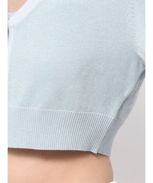 EATME（イートミー）の「リボンボタンデザインアンサンブル（ニット/セーター・レディース・グリーン/イエロー/ブルー・FREE）」の19枚目の写真