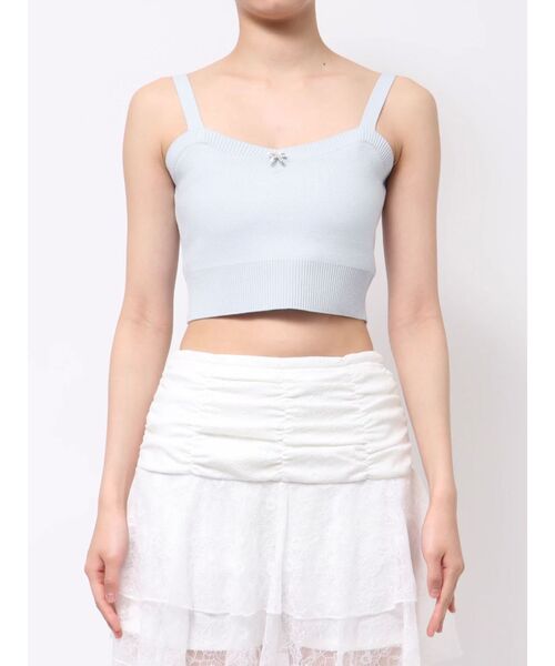 EATME（イートミー）の「リボンボタンデザインアンサンブル（ニット/セーター・レディース・グリーン/イエロー/ブルー・FREE）」の22枚目の写真