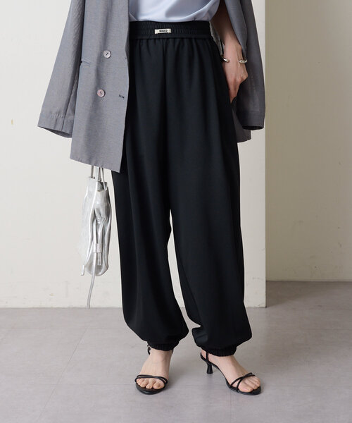 Omekashi(オメカシ)の「NUDEDジャージーパンツ(その他パンツ・レディース・アイボリー/ブラック・36/38)」の20枚目の写真