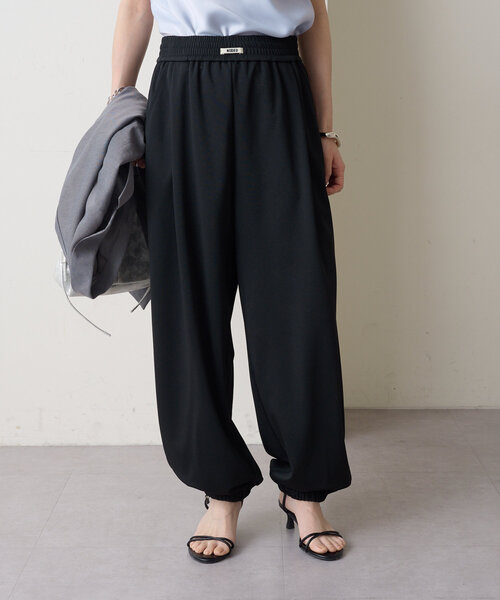 Omekashi(オメカシ)の「NUDEDジャージーパンツ(その他パンツ・レディース・アイボリー/ブラック・36/38)」の13枚目の写真