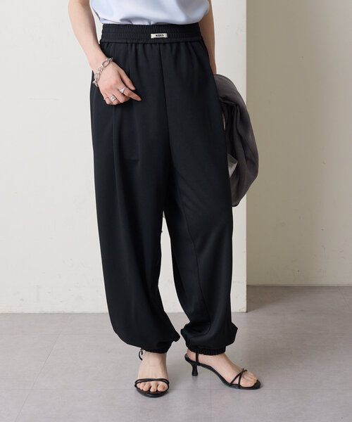 Omekashi(オメカシ)の「NUDEDジャージーパンツ(その他パンツ・レディース・アイボリー/ブラック・36/38)」の10枚目の写真