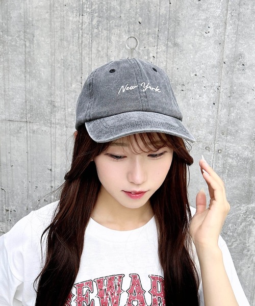 INGNI（イング）の「ヴィンテージウォッシュドキャップ（キャップ・レディース・ブラック/ブルー/ベージュ・ONE SIZE）」の20枚目の写真