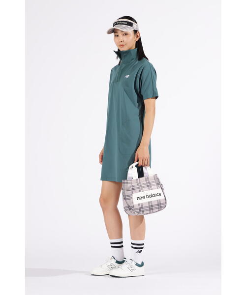 激安ブランド new balance golf】ストレッチ スウェット ハーフジップ レディースウェア