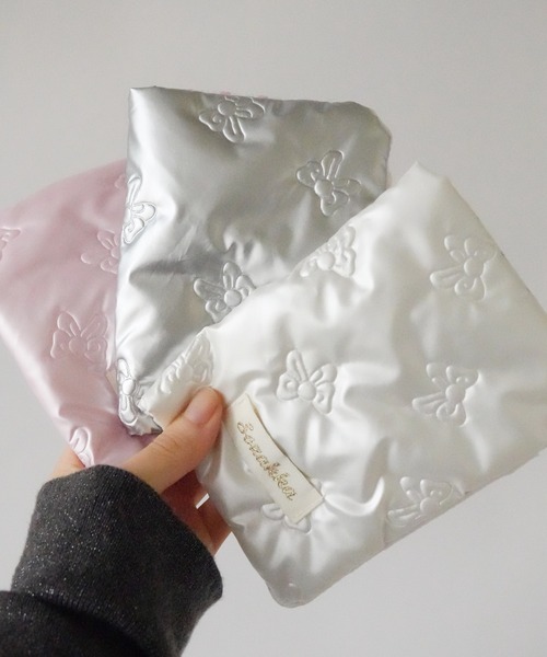 Port（ポート）の「【 Port / ポート 】 メタリック キルティング リボン パスポートケース / マルチケース_（パスポートケース・レディース・ホワイト/シルバー/ピンク・FREE）」の10枚目の写真