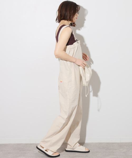 JOURNAL STANDARD relume（ジャーナルスタンダード　レリューム）の「《追加2》Vis/Polyスクエアネックリブタンクトップ（タンクトップ・レディース・ブラック/ベージュ系その他/ブラウン/ホワイト・FREE）」の14枚目の写真