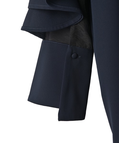 marjour(マージュール)の「RUFFLE DRESS(ワンピース・レディース・ネイビー/ブラック・M)」の9枚目の写真