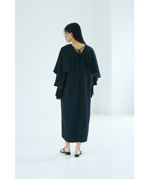 marjour（マージュール）の「RUFFLE DRESS（ワンピース・レディース・ネイビー/ブラック・M）」の15枚目の写真