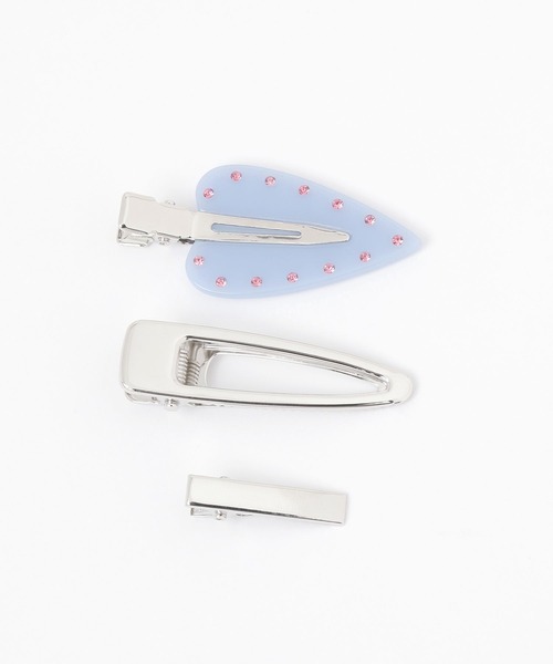 niko and...（ニコアンド）の「ハート3SETヘアクリップ（バレッタ/ヘアクリップ・レディース・グリーン/アイボリー/ライトブルー・0）」の8枚目の写真