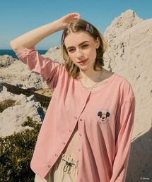 Disney（ディズニー）の「【OP/オーピー】ミッキー/水陸両用スナップボタンカーディガン/レディース（カーディガン/ボレロ）」