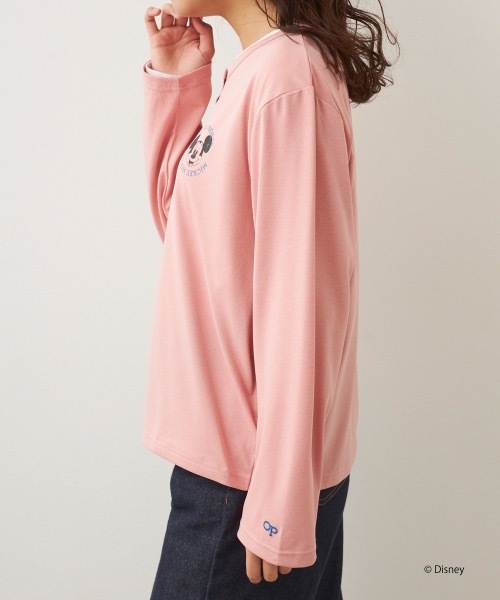 Disney（ディズニー）の「【OP/オーピー】ミッキー/水陸両用スナップボタンカーディガン/レディース（カーディガン/ボレロ・レディース・ピンク/チャコールグレー/ホワイト・MEDIUM/LARGE/X-LARGE）」の22枚目の写真