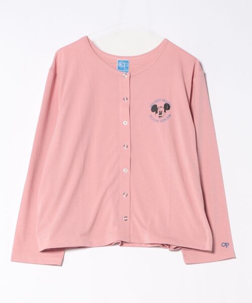 Disney（ディズニー）の「【OP/オーピー】ミッキー/水陸両用スナップボタンカーディガン/レディース（カーディガン/ボレロ・レディース・ピンク/チャコールグレー/ホワイト・MEDIUM/LARGE/X-LARGE）」の19枚目の写真