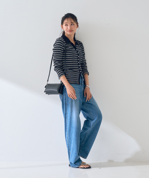 MILLER（ミラー）の「【Robert P.Miller / ロバートピーミラー】Prib Cardigan リブカーディガン（カーディガン/ボレロ・レディース・ブラック・フリー）」の12枚目の写真