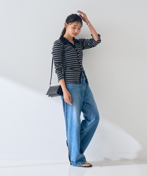 MILLER（ミラー）の「【Robert P.Miller / ロバートピーミラー】Prib Cardigan リブカーディガン（カーディガン/ボレロ・レディース・ブラック・フリー）」の13枚目の写真