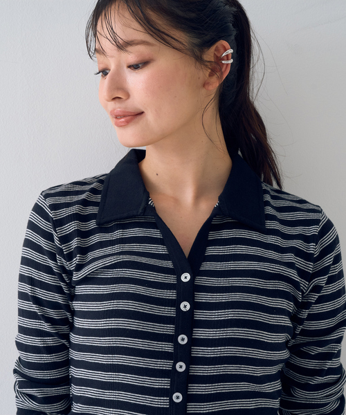 MILLER（ミラー）の「【Robert P.Miller / ロバートピーミラー】Prib Cardigan リブカーディガン（カーディガン/ボレロ・レディース・ブラック・フリー）」の19枚目の写真