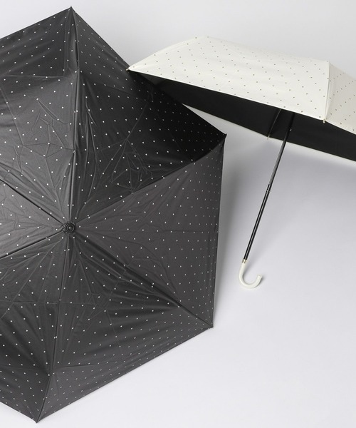 Me%（ミィパーセント）の「【晴雨兼用】プチハートminiカサ　323355（折りたたみ傘・レディース・ブラック/アイボリー・FREE）」の17枚目の写真
