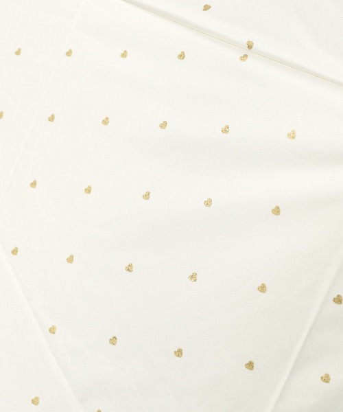 Me%（ミィパーセント）の「【晴雨兼用】プチハートminiカサ　323355（折りたたみ傘・レディース・ブラック/アイボリー・FREE）」の21枚目の写真