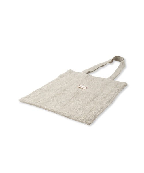 LAUTREAMONT(ロートレアモン)の「【WEB限定】【DELIY】LINEN RAMIE LENO WEAVE SHOULDER BAG(トートバッグ・レディース・イエロー/ライトブルー/ブラック/ベージュ/ピンク・FREE)」の16枚目の写真