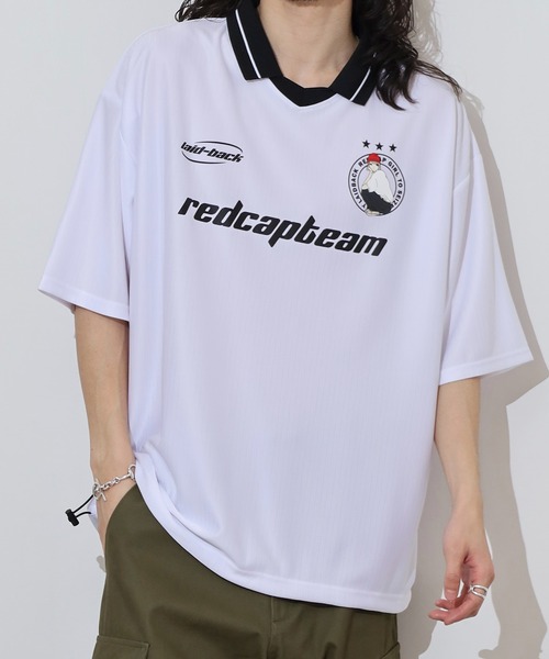 セール】RED CAP GIRL シャドウストライプ GAME SHIRT（Tシャツ