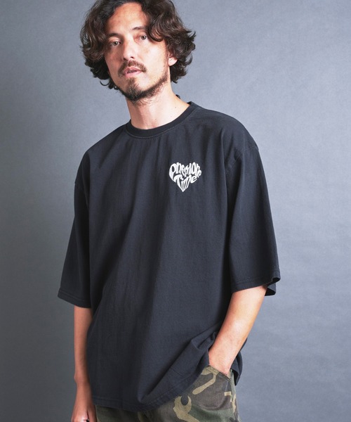 COMMON WARE(コモンウェアー)の「COMMONWARE:"HEART"ロゴ 刺繍 TEE S/S(Tシャツ/カットソー・メンズ・スミクロ/ブラック・S/M/L/XL)」の7枚目の写真