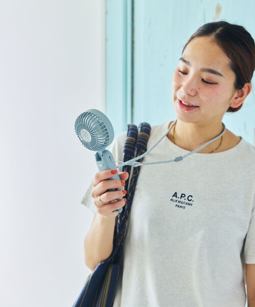 FREAK'S STORE（フリークスストア）の「PRISMATE/プリスメイト 大風量ダブルファン カラビナ付（生活家電・レディース・ターコイズブルー/ホワイト/ピンク・ONE SIZE）」の5枚目の写真