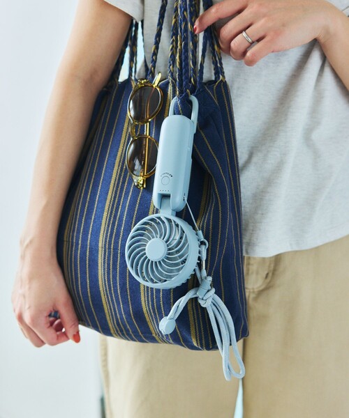 FREAK'S STORE（フリークスストア）の「PRISMATE/プリスメイト 大風量ダブルファン カラビナ付（生活家電・レディース・ターコイズブルー/ホワイト/ピンク・ONE SIZE）」の6枚目の写真