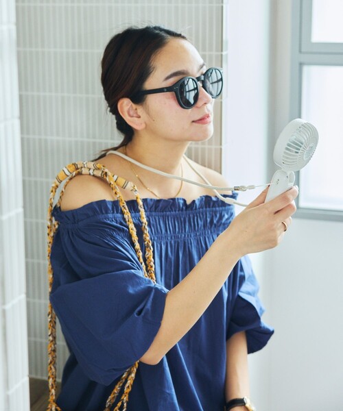 FREAK'S STORE（フリークスストア）の「PRISMATE/プリスメイト 大風量ダブルファン カラビナ付（生活家電・レディース・ターコイズブルー/ホワイト/ピンク・ONE SIZE）」の11枚目の写真