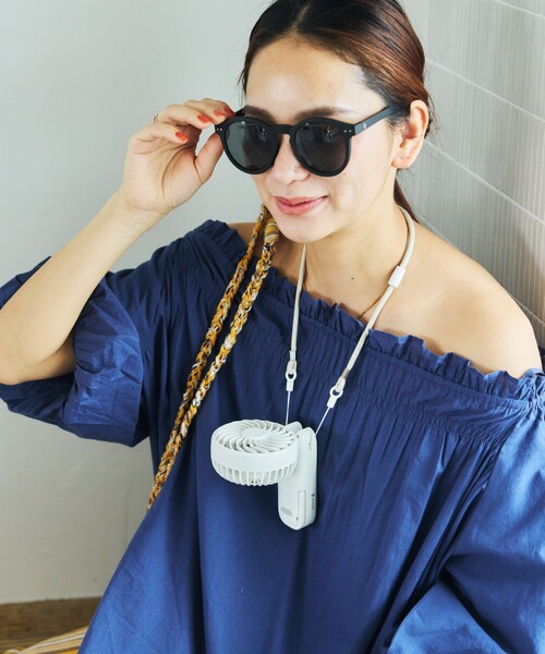 FREAK'S STORE（フリークスストア）の「PRISMATE/プリスメイト 大風量ダブルファン カラビナ付（生活家電・レディース・ターコイズブルー/ホワイト/ピンク・ONE SIZE）」の13枚目の写真