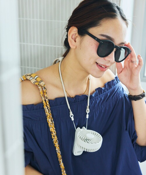 FREAK'S STORE（フリークスストア）の「PRISMATE/プリスメイト 大風量ダブルファン カラビナ付（生活家電・レディース・ターコイズブルー/ホワイト/ピンク・ONE SIZE）」の16枚目の写真