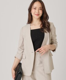 COUP DE CHANCE｜クードシャンスのノーカラージャケット通販 - ZOZOTOWN