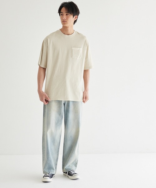 MARKET コットン Tシャツ セール】ピグメントポケットTシャツ（Tシャツ/カットソー