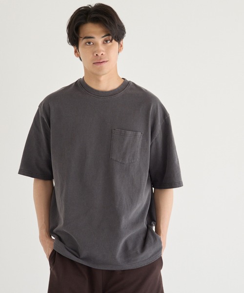 セール】ピグメントポケットTシャツ（Tシャツ/カットソー