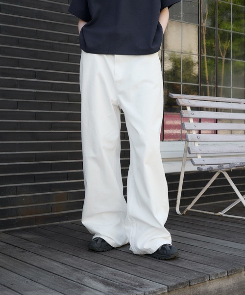 NEAT Color Cotton Duck Pants [ORANGE] - Fresh Service