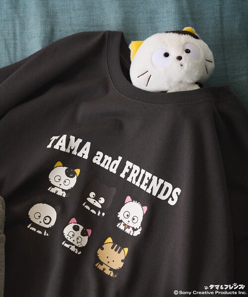レトロ　タマ＆フレンズ　Tシャツ セール】限定展開 別注 タマ＆フレンズ フロント プリント 半袖