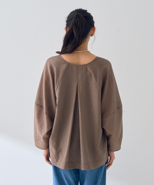 Rouge vif Anna(ルージュヴィフアンナ)の「はおりシアーシャツジャケット(シャツ/ブラウス・レディース・ベージュ/モカ/ブラック・フリー)」の22枚目の写真