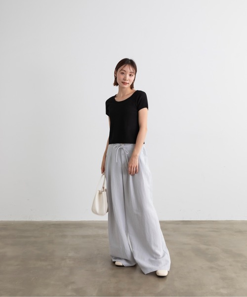 Lunea（ルネア）の「3wayフェイクレザーミニバッグ/ポーチ&２種類のショルダー紐付き（ハンドバッグ・レディース・ピンクベージュ/ブラック/マスタード/ブラウン/ホワイト/ライトブラウン・FREE）」の10枚目の写真