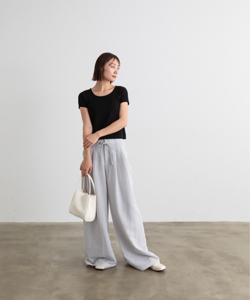 Lunea（ルネア）の「3wayフェイクレザーミニバッグ/ポーチ&２種類のショルダー紐付き（ハンドバッグ・レディース・ピンクベージュ/ブラック/マスタード/ブラウン/ホワイト/ライトブラウン・FREE）」の14枚目の写真