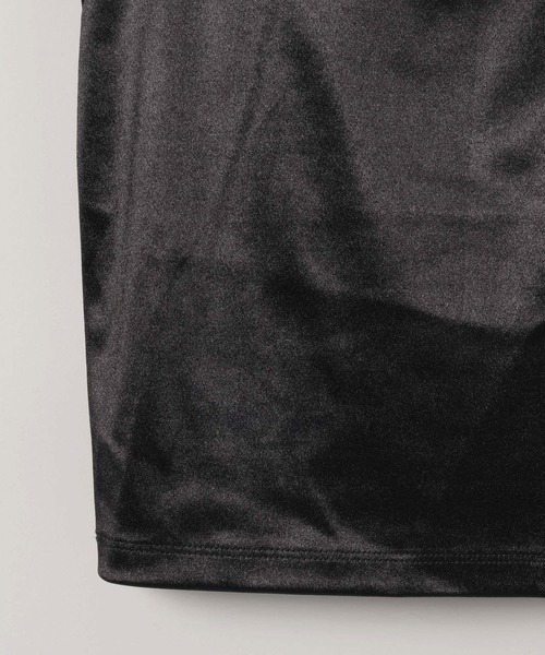 A part by(アパートバイ)の「ストレッチサテンキャミ(キャミソール・レディース・ブラウン/オフホワイト/ブラック・FREE)」の11枚目の写真