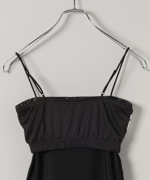 A part by(アパートバイ)の「ストレッチサテンキャミ(キャミソール・レディース・ブラウン/オフホワイト/ブラック・FREE)」の7枚目の写真