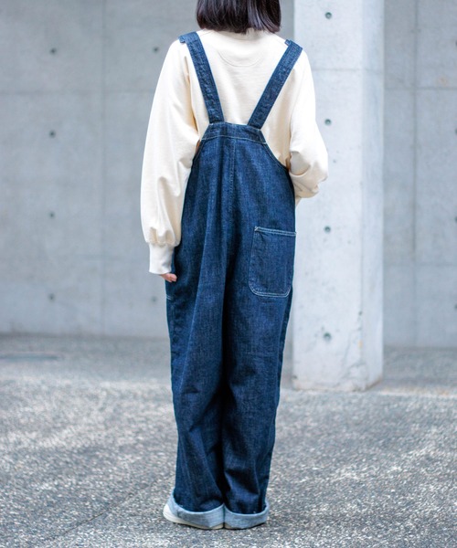 D.M.G / ディーエムジー] 10ozデニム BIGポケットオーバーオール